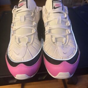 NEW NIKE WOMENS AIR MAX 98 SE SNEAKERS SZ 8 PINK